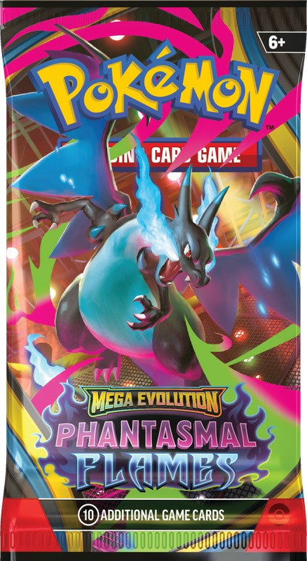 Pokemon Booster Pack - Phantasmal Flames - Mega Evolution